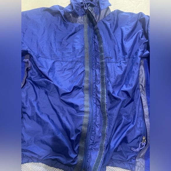 Patagonia Direct X Alpine Full Zip Hooded Windbreaker Hiking Jacket L Vintage - Picture 3 of 11